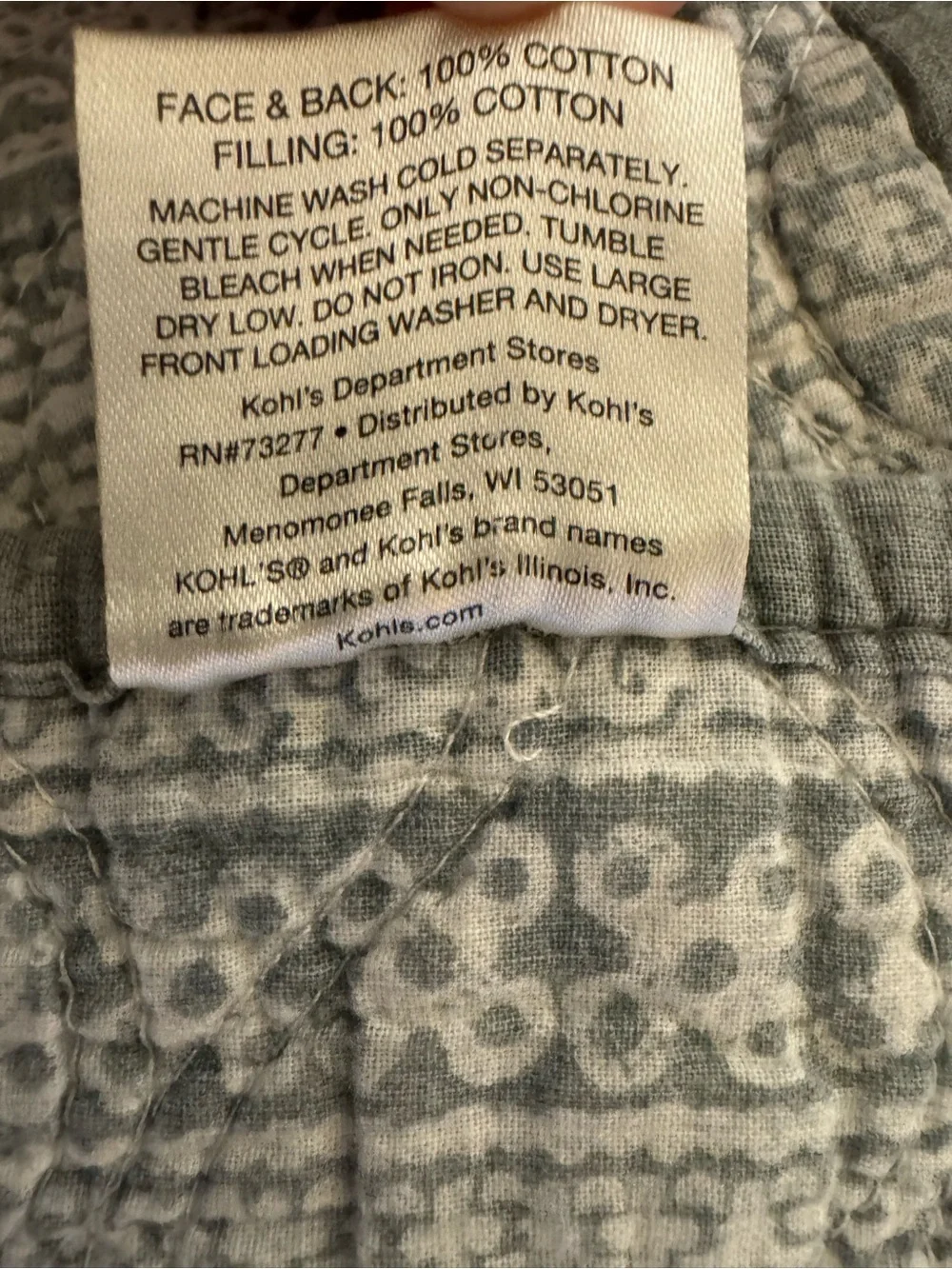 Sonoma Quilted Patchwork Bedspread in Sage and Cream